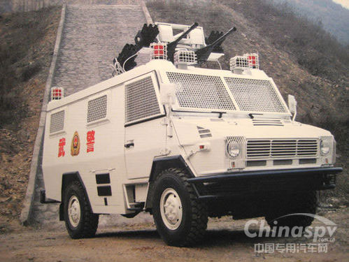 國(guó)產(chǎn)新型防暴驅(qū)散車全車特寫
