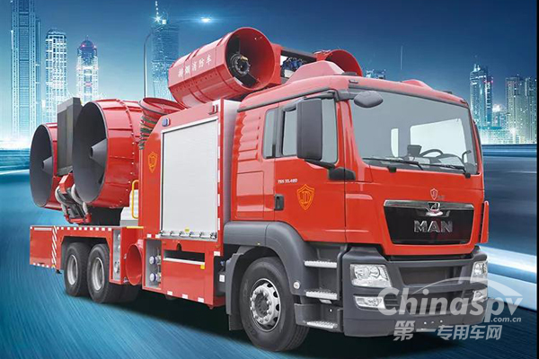 上海金盾排煙消防車完成多項性能測試