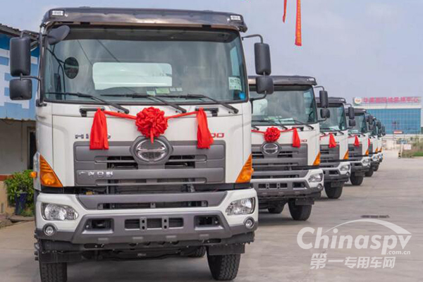 廣汽日野混凝土攪拌運(yùn)輸車發(fā)力粵西市場