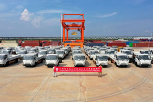 贏得海外市場(chǎng)認(rèn)可 808臺(tái)江鈴汽車出口沙特