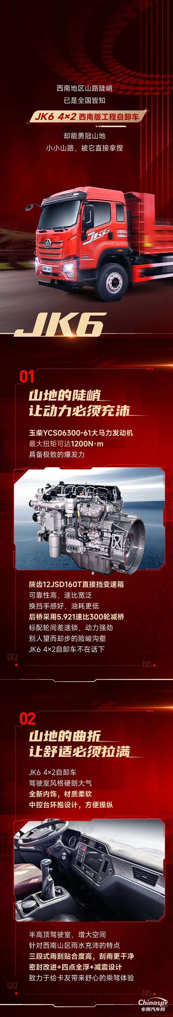 解放青汽JK6 4×2自卸車出馬，小小山路，拿捏～ ?