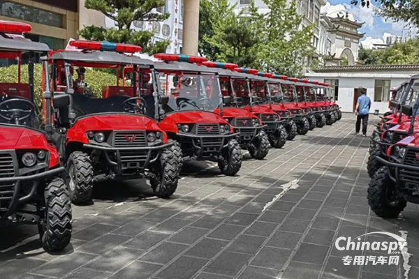 五菱批量全地形越野消防車(chē)入滇，共筑安全防火墻