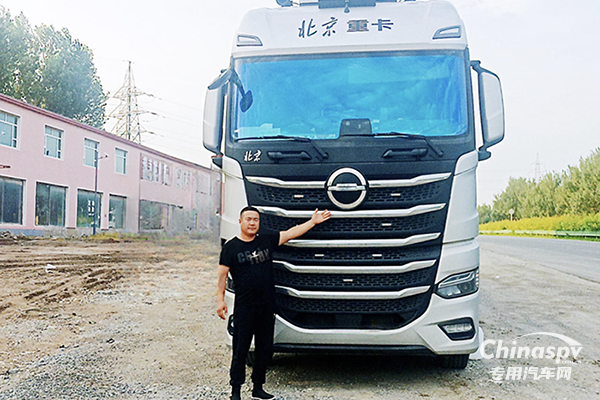 ?；愤\輸人闞明龍：北京重卡安全可靠、油耗低 讓我更從容自信