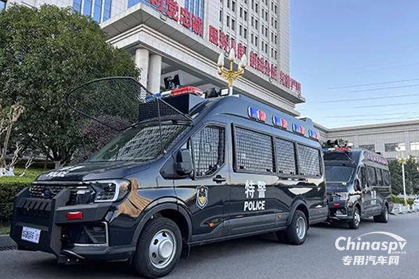 保平安 護(hù)穩(wěn)定 森源鴻馬防暴運(yùn)兵車護(hù)航湖南！
