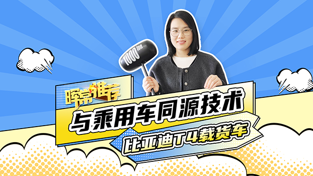比亞迪T4載貨車，與乘用車同源技術(shù)