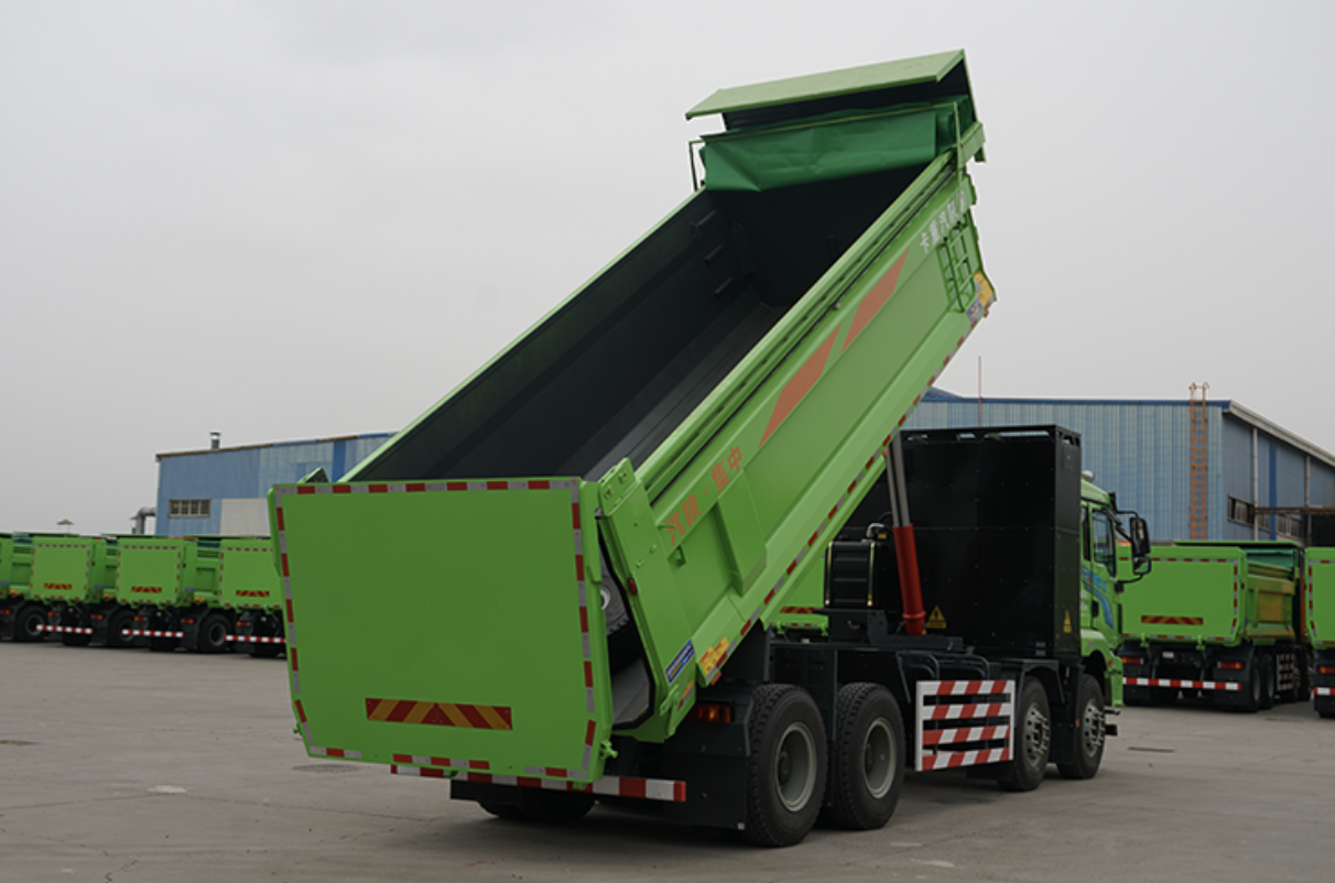 中集·陜汽一體化：M3000E新能源渣土車，定義綠色新標桿！