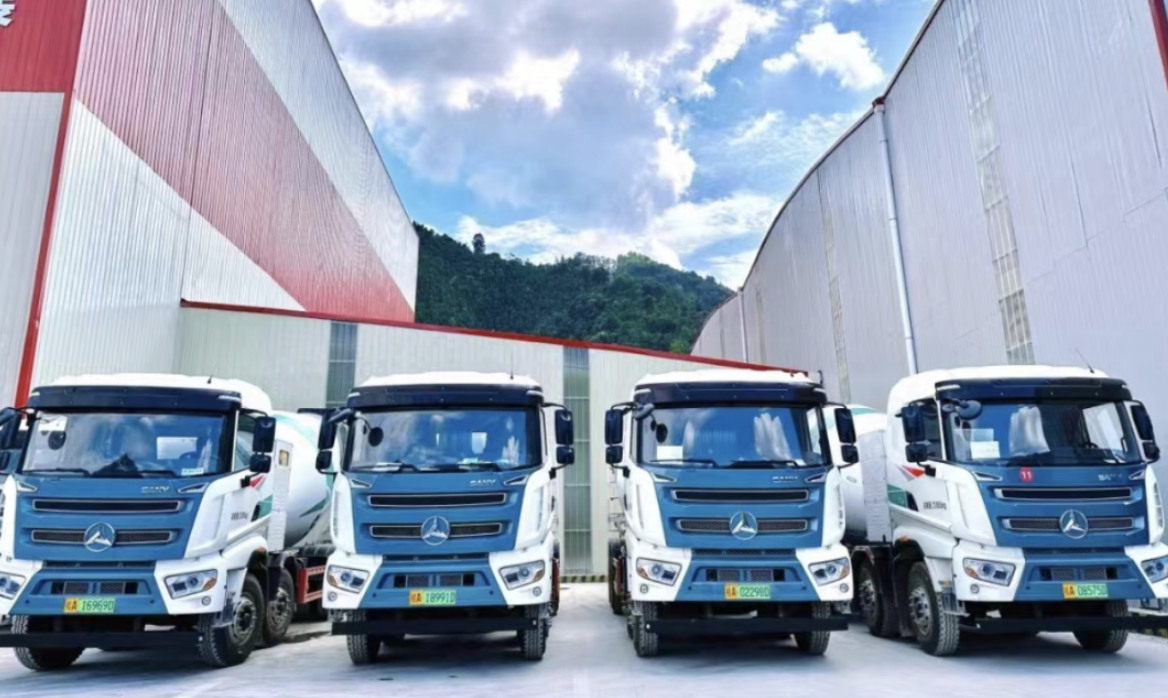 三一純電動混凝土攪拌車?攜手廣西南寧鴻之桂，引領(lǐng)行業(yè)綠色環(huán)保新風(fēng)潮！