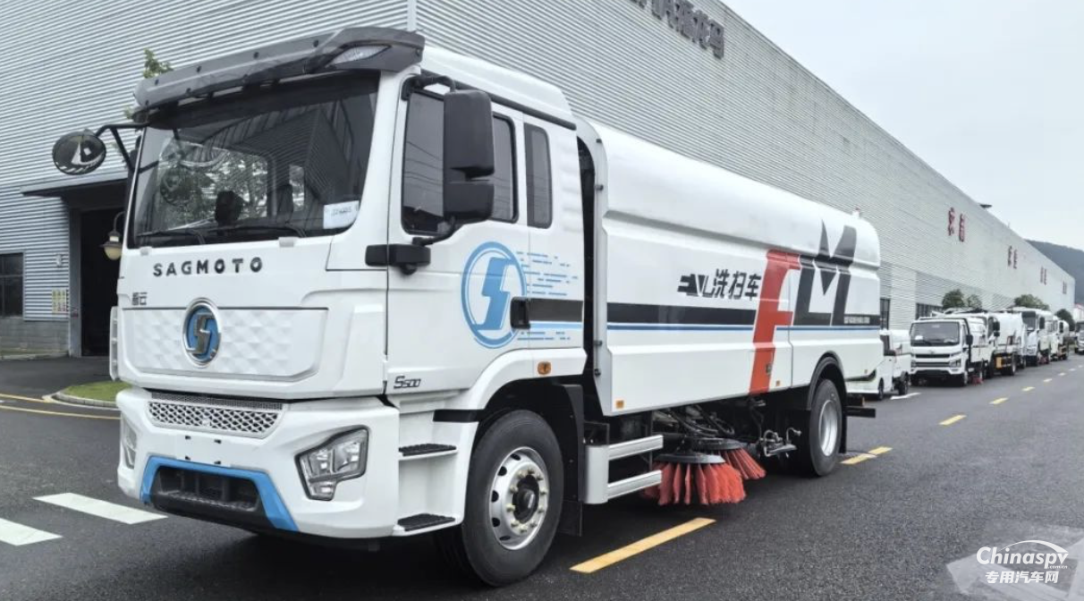 福龍馬環(huán)衛(wèi)車搭載漢德QF18系列標(biāo)載版電驅(qū)橋 在行業(yè)掀起一股清風(fēng)