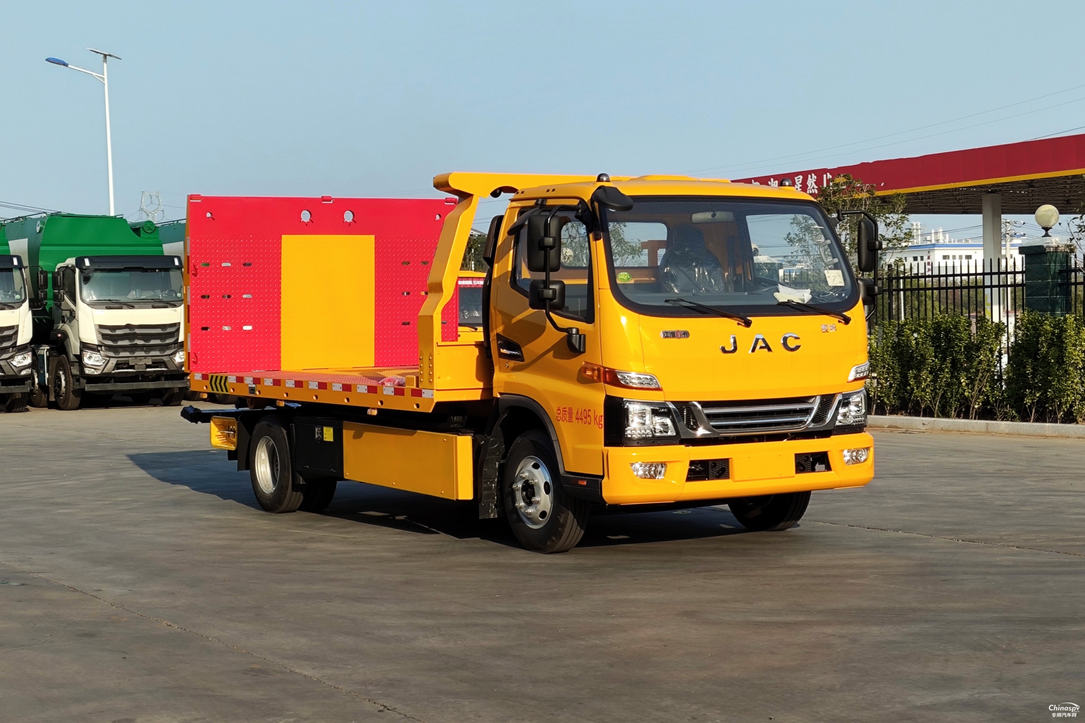 駿鈴V6藍(lán)牌清障車：江淮配玉柴，財(cái)源滾滾來