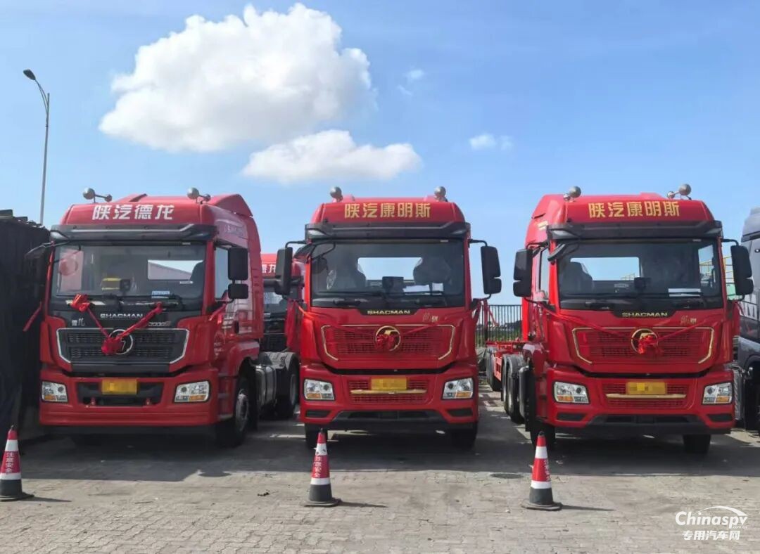 港口貨運選什么車？陜汽龍騏+西安康明斯M10發(fā)動機成高贊“增效利器”！